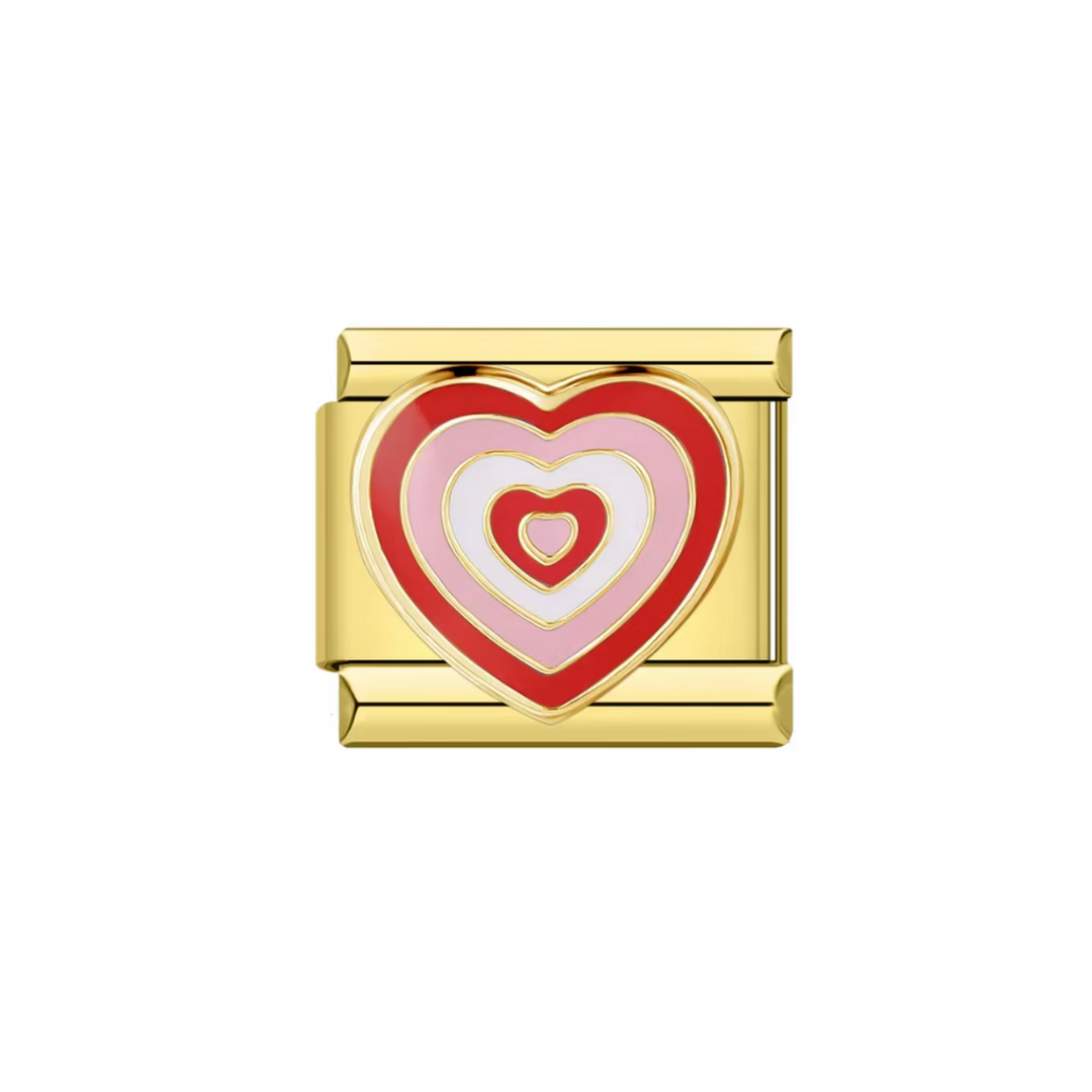 CHARM PINK HEART