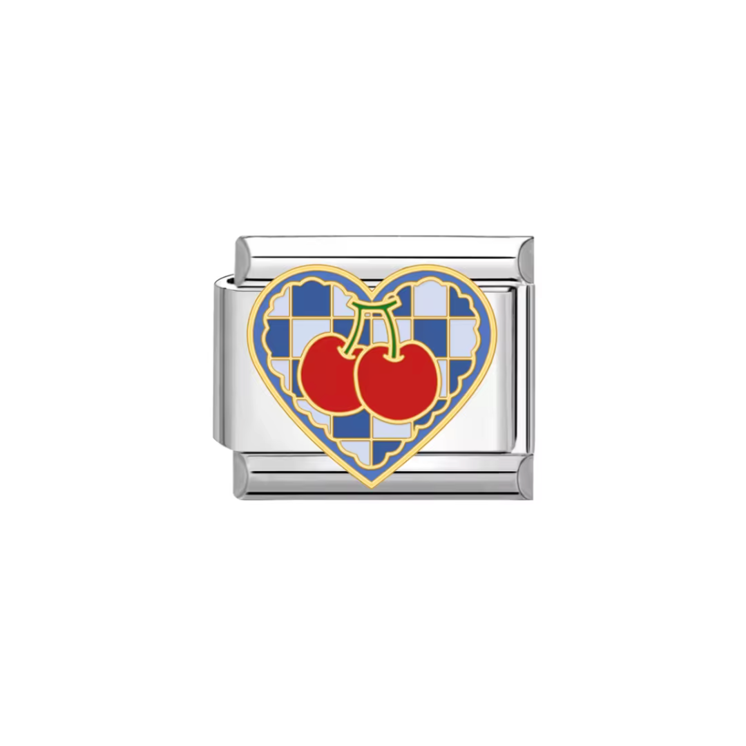 CHARM CHERRY HEART