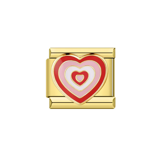 CHARM PINK HEART