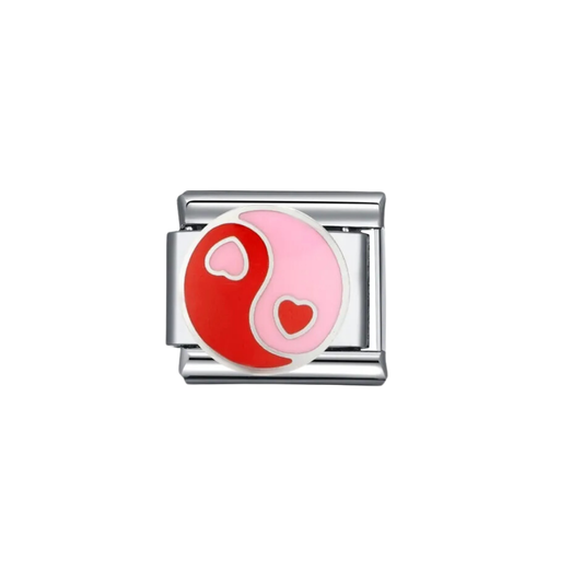 CHARM YIN YANG PINK