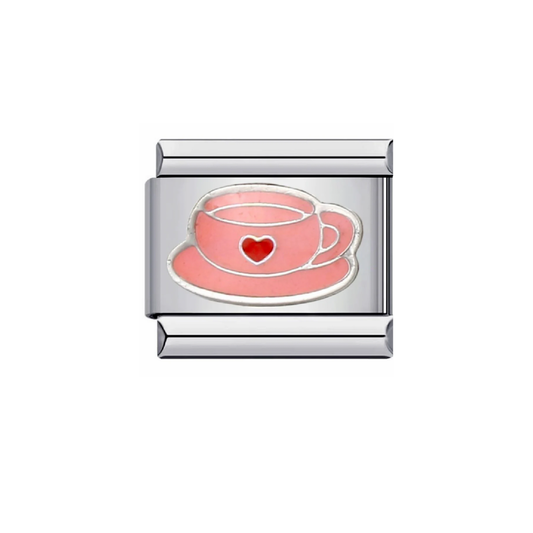 CHARM COFFEE CUP PINK