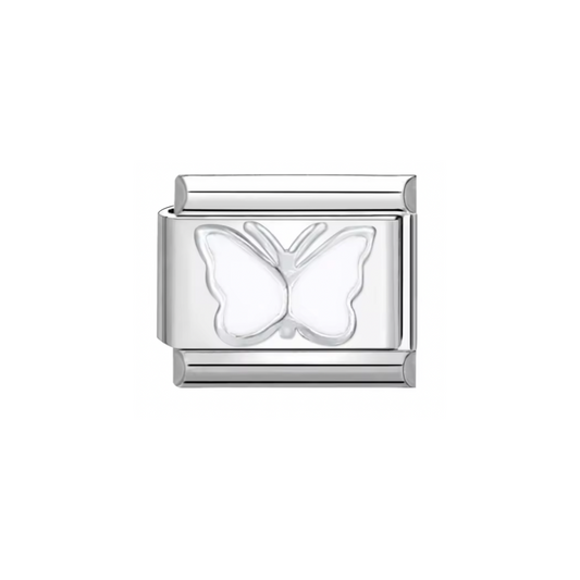 CHARM MARIPOSA BLANCA