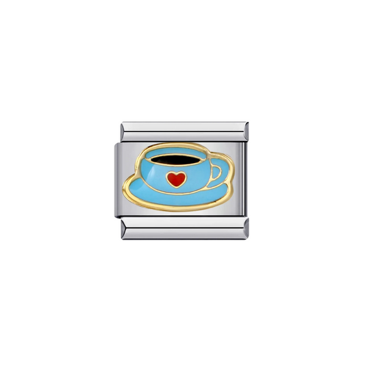 CHARM COFFEE CUP BLUE
