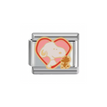 CHARM SNOOPY PINK HEART