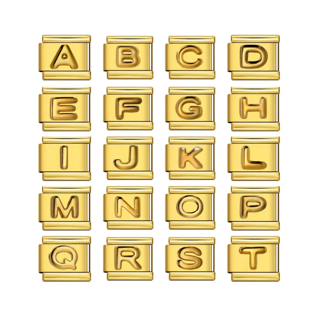 CHARM INICIALES DORADO A-Z