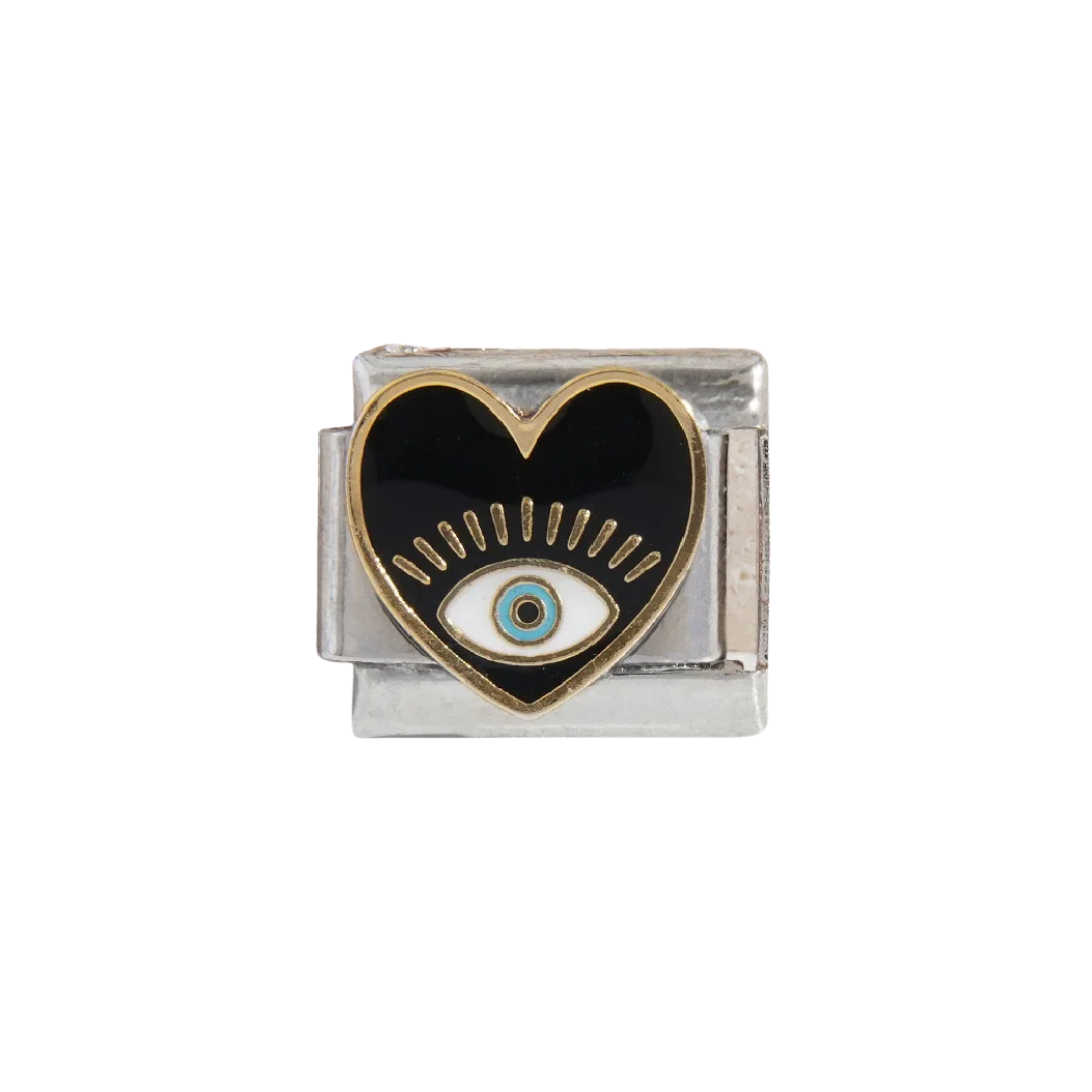 CHARM OJO TURCO CORAZÓN NEGRO